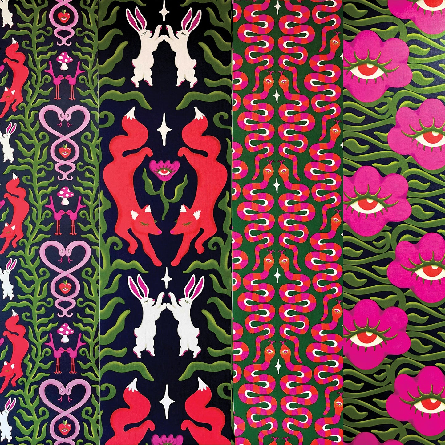 'Sixth Sense Serpents' Wallpaper
