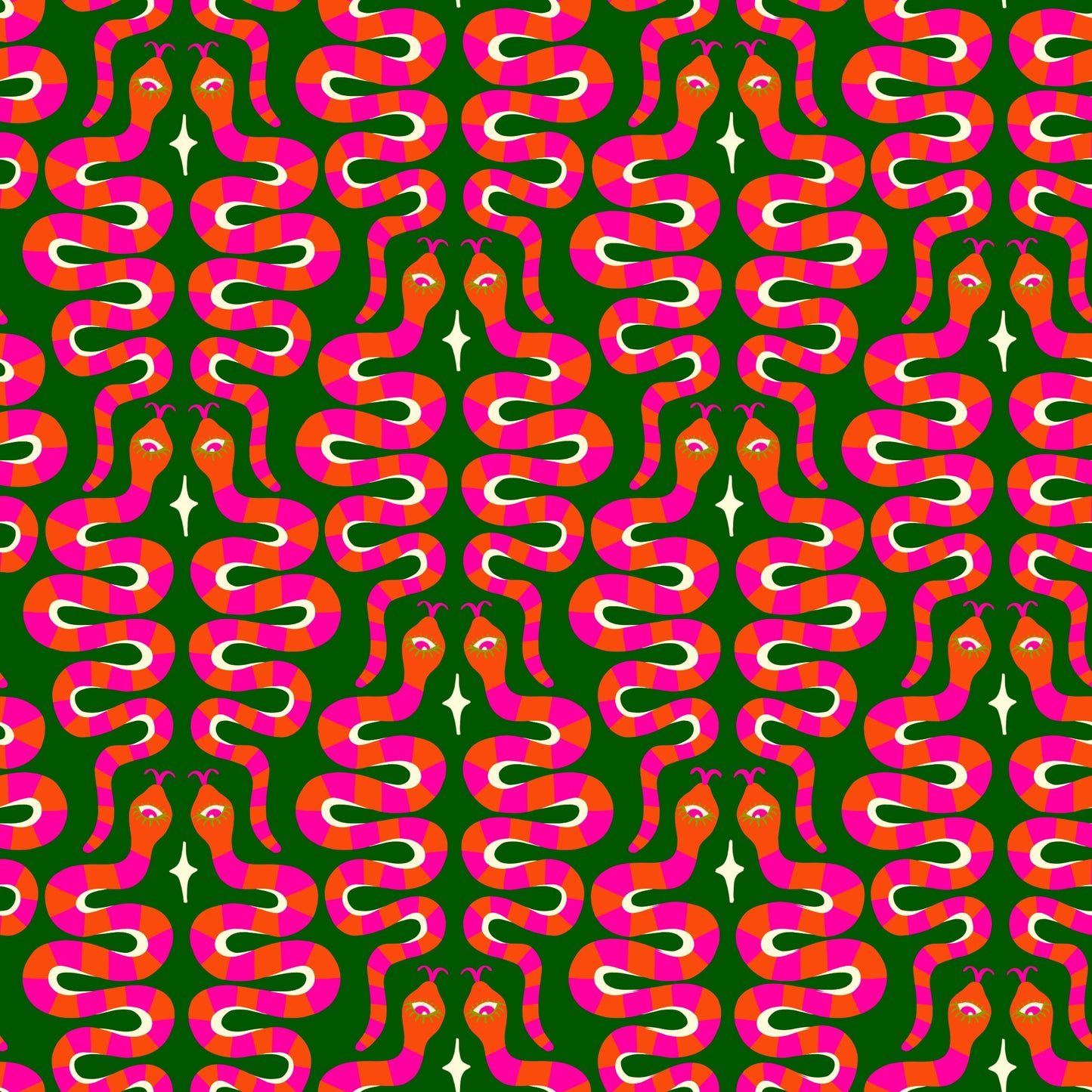 'Sixth Sense Serpents' Wallpaper