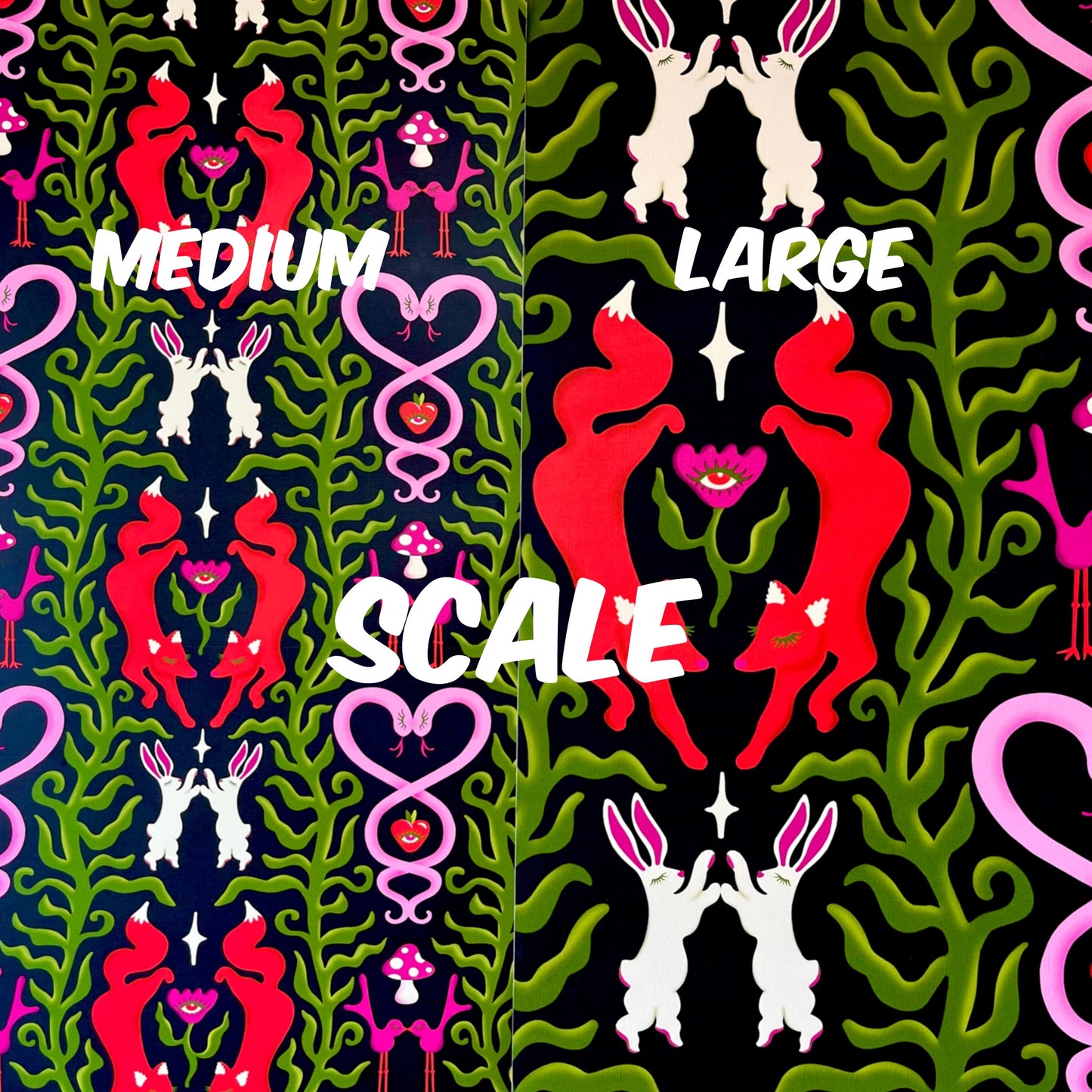 'Lovers of Wonderland' Wallpaper