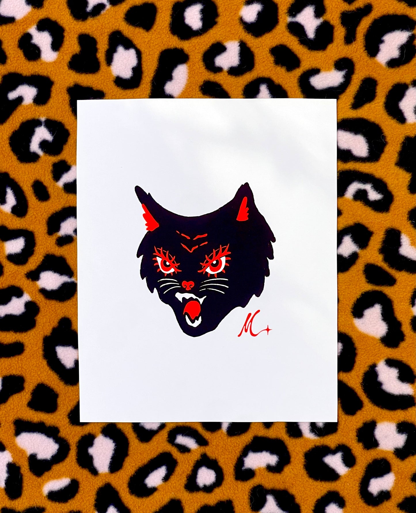 MADDCATT HEAD 8x10 PRINT- Natural