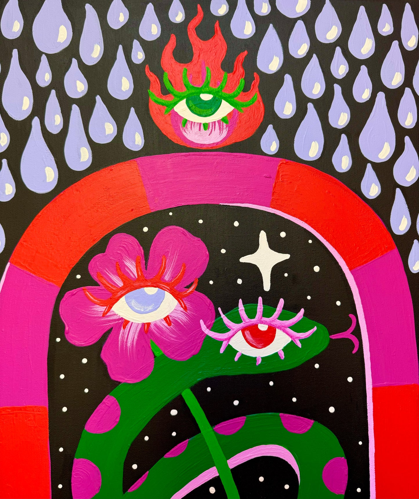 April Showers (Bring May Flowers) PAINTING