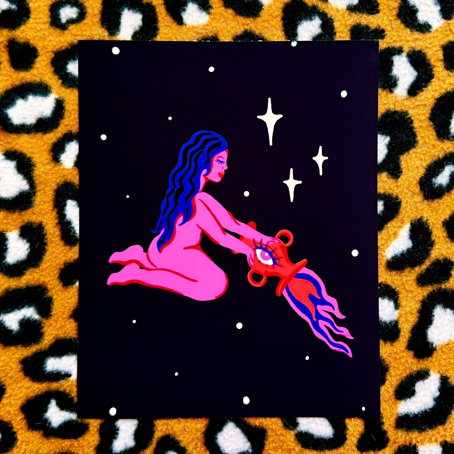 AQUARIUS Zodiac 8x10 Print