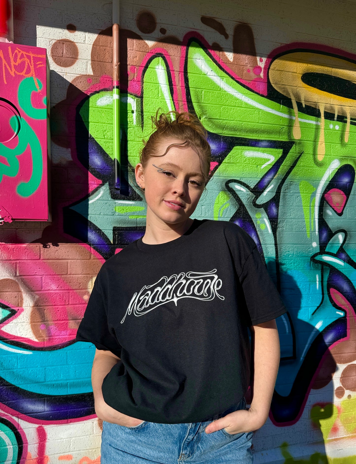 MADDHOUSE Chrome LOGO Unisex Heavy Cotton Tee