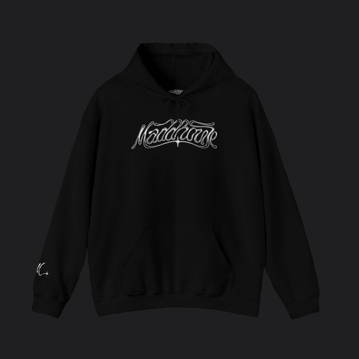 Black Chrome Logo Unisex Heavy Blend™ Hooded Sweatshirt