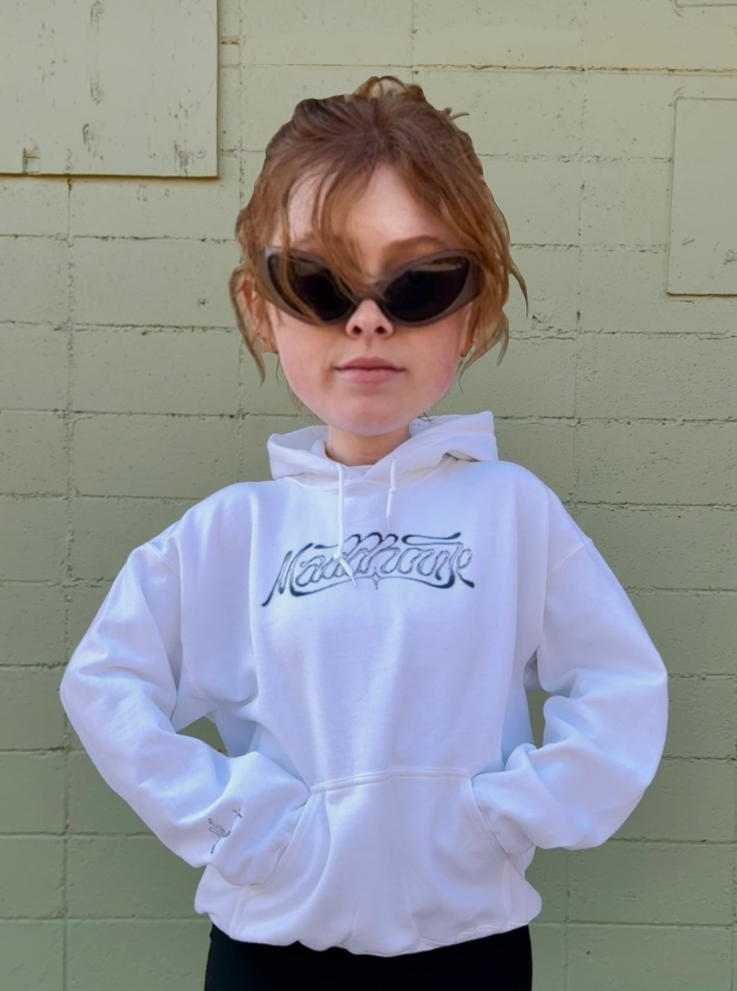 White Chrome Unisex Heavy Blend™ Hooded Sweatshirt