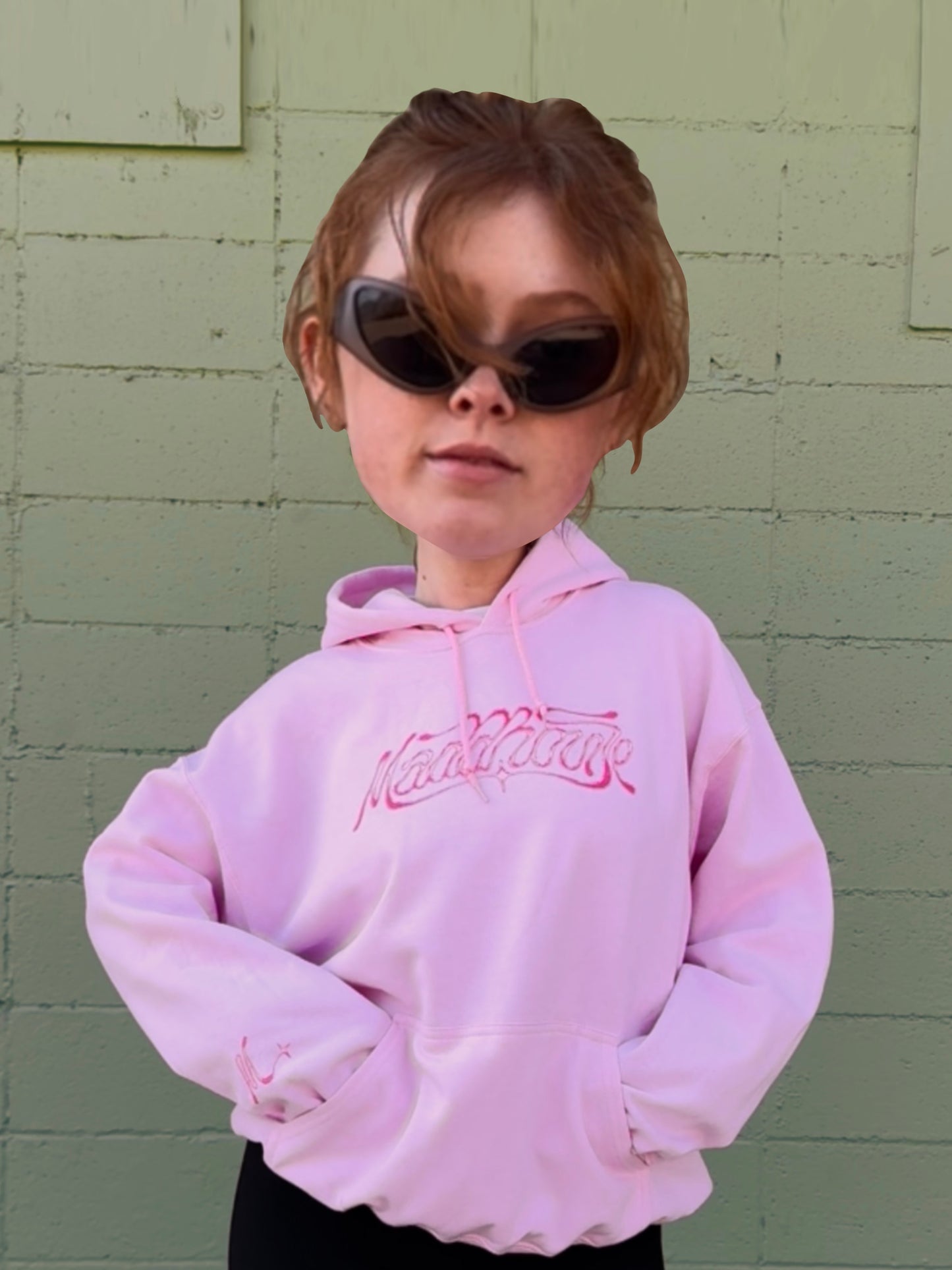 Pink Chrome Logo Unisex Heavy Blend™ Hooded Sweatshirt
