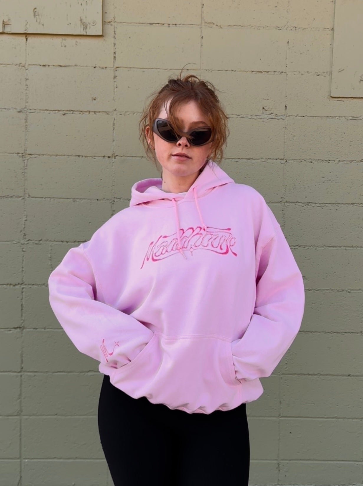 Pink Chrome Logo Unisex Heavy Blend™ Hooded Sweatshirt