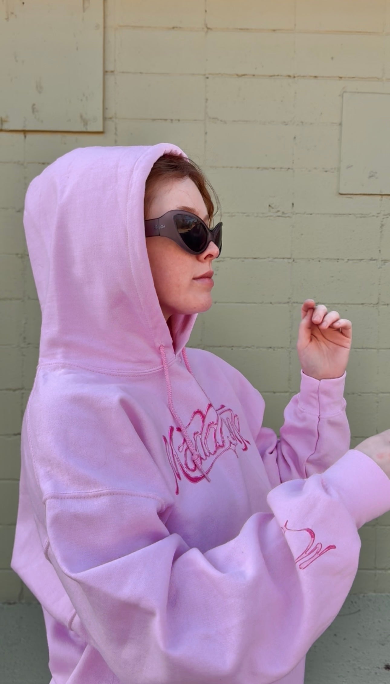 Pink Chrome Logo Unisex Heavy Blend™ Hooded Sweatshirt
