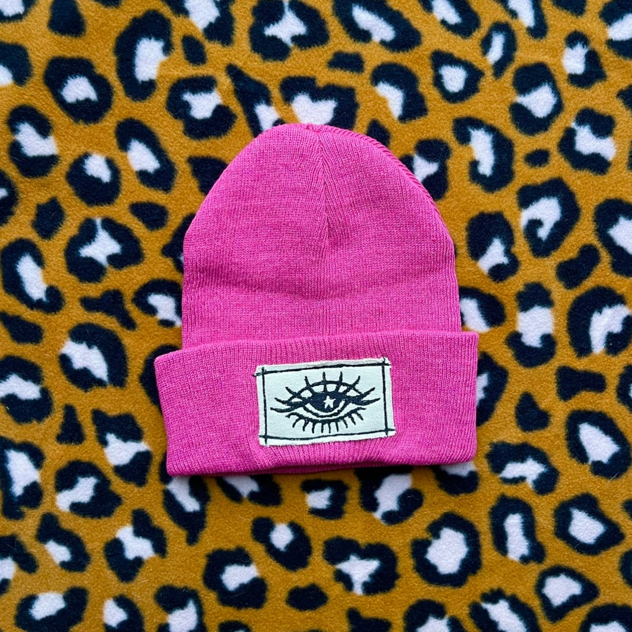 THIRD EYE BEANIE- PINK/ PATCH 2023