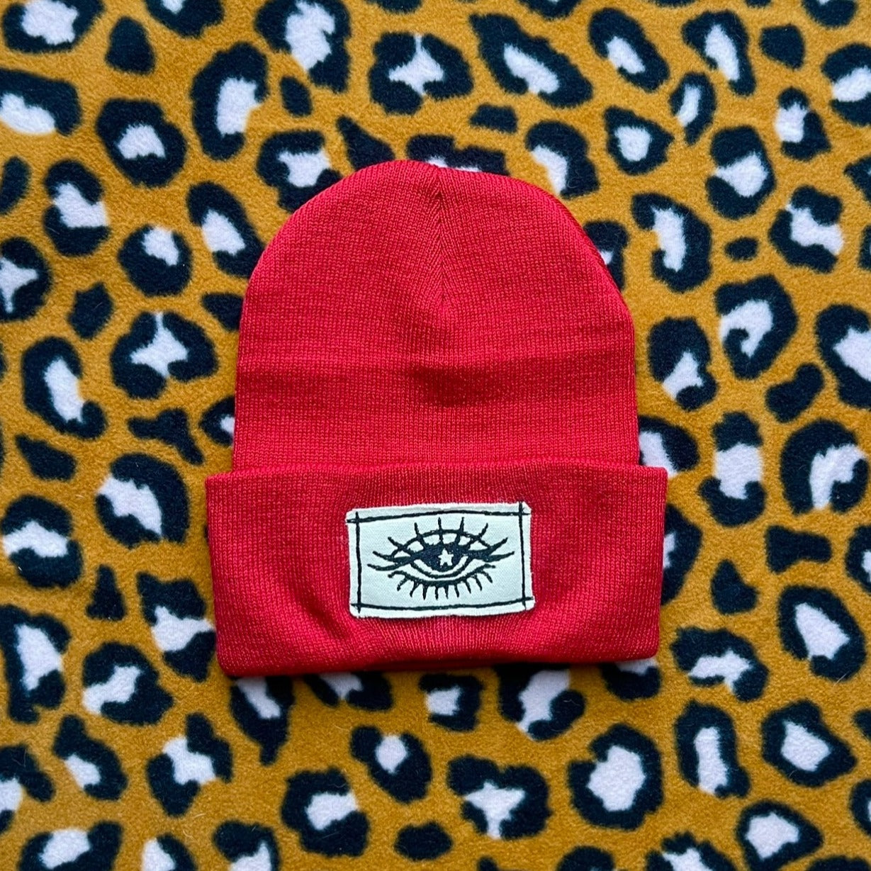 THIRD EYE BEANIE- RED/ PATCH 2023