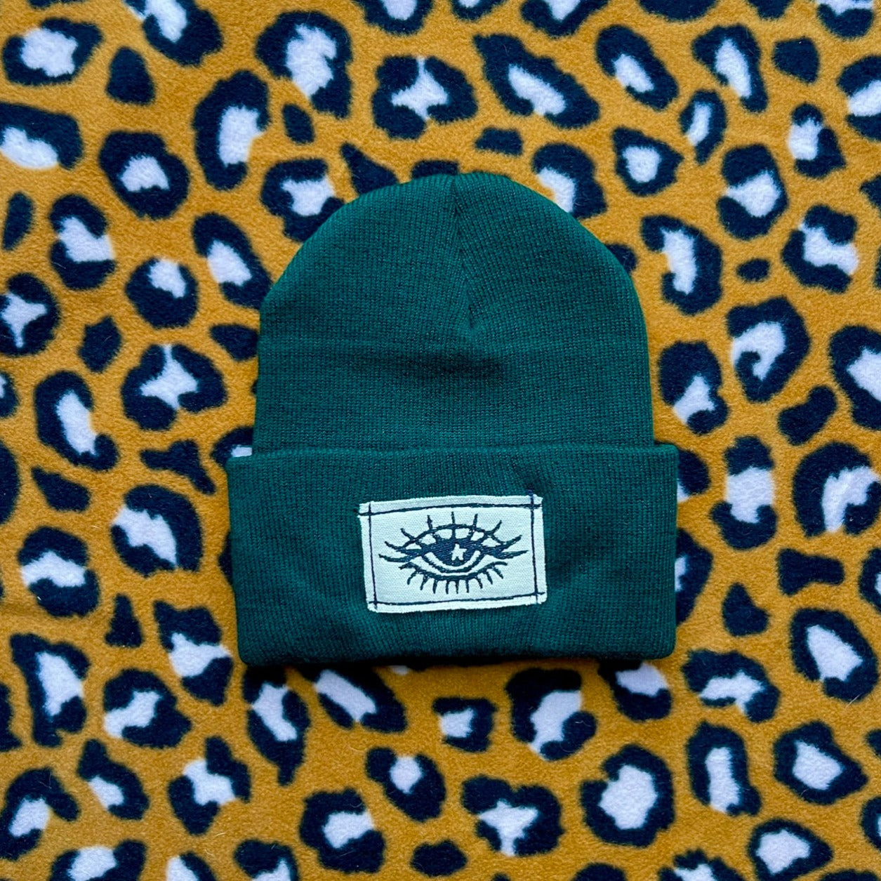 THIRD EYE BEANIE- DARK GREEN/ PATCH 2023