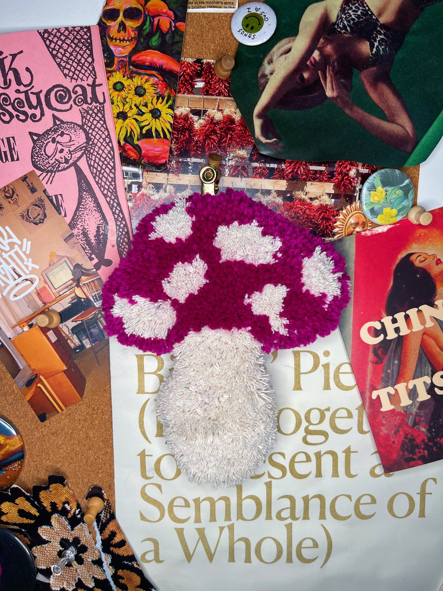 Mushroom Wall Hanging