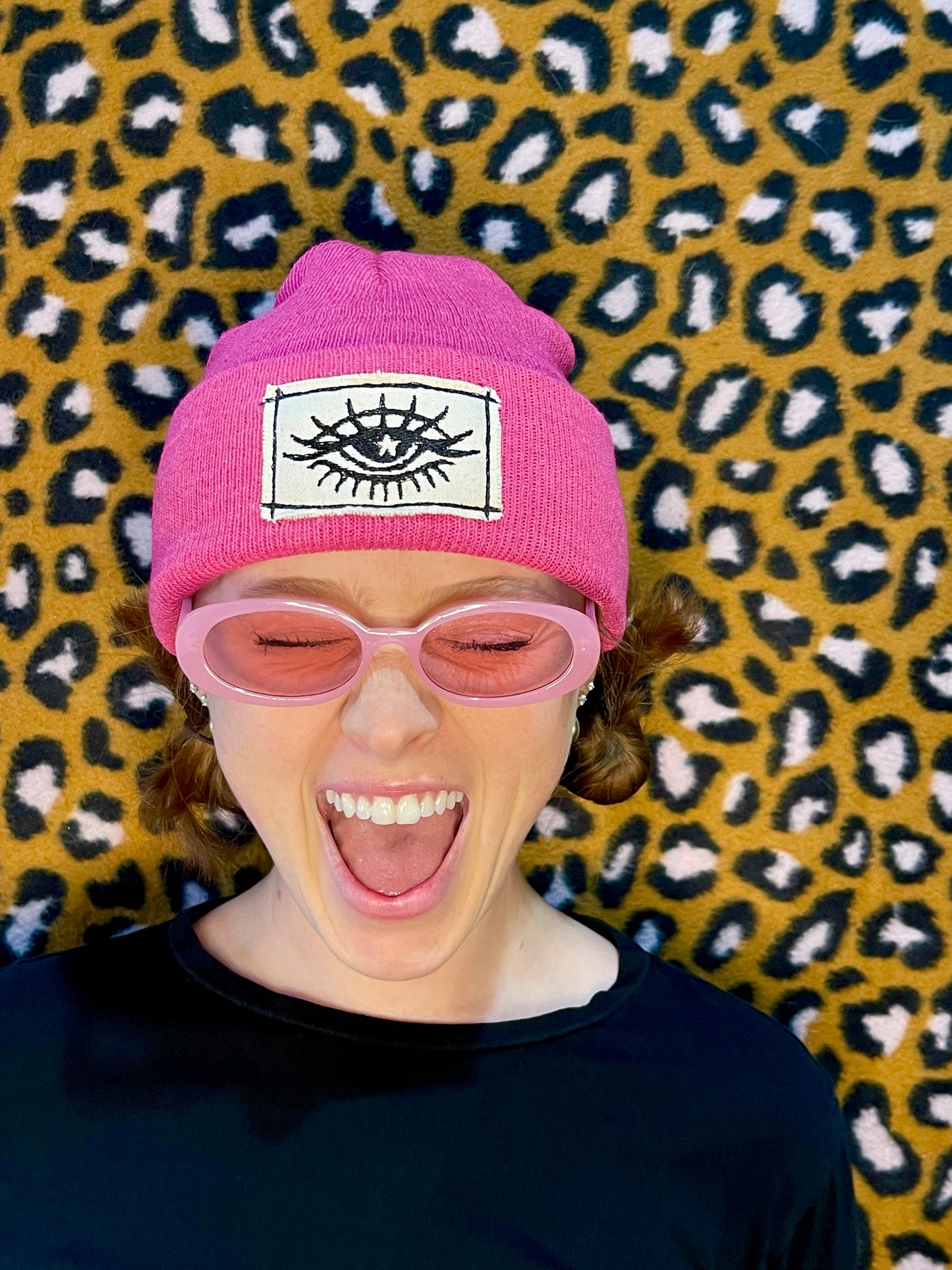 THIRD EYE BEANIE- PINK/ PATCH 2023