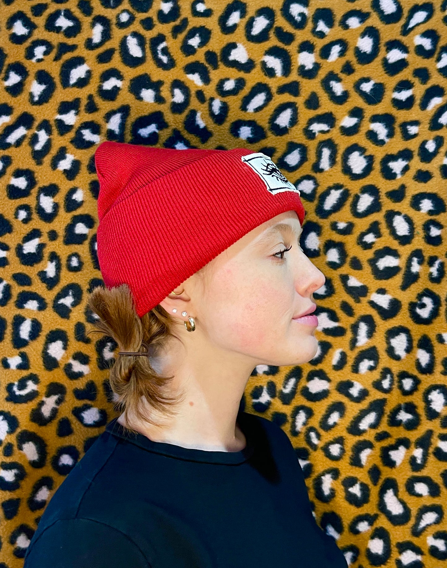 THIRD EYE BEANIE- RED/ PATCH 2023