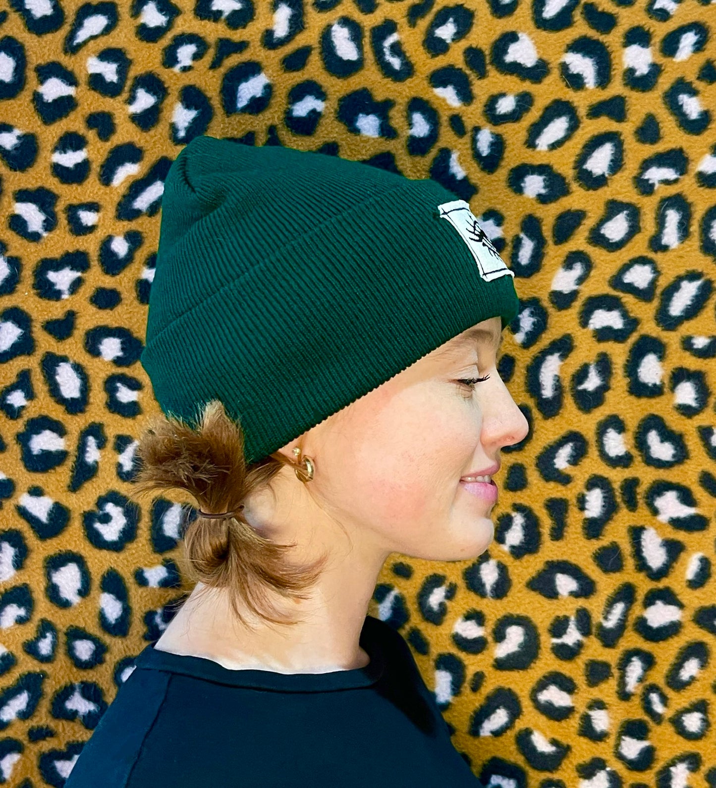 THIRD EYE BEANIE- DARK GREEN/ PATCH 2023