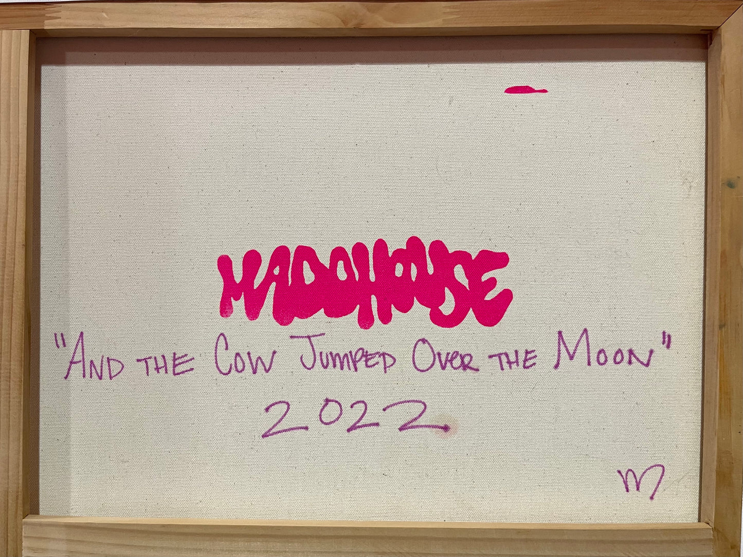 'And the Cow Jumped Over the Moon' Original PAINTING