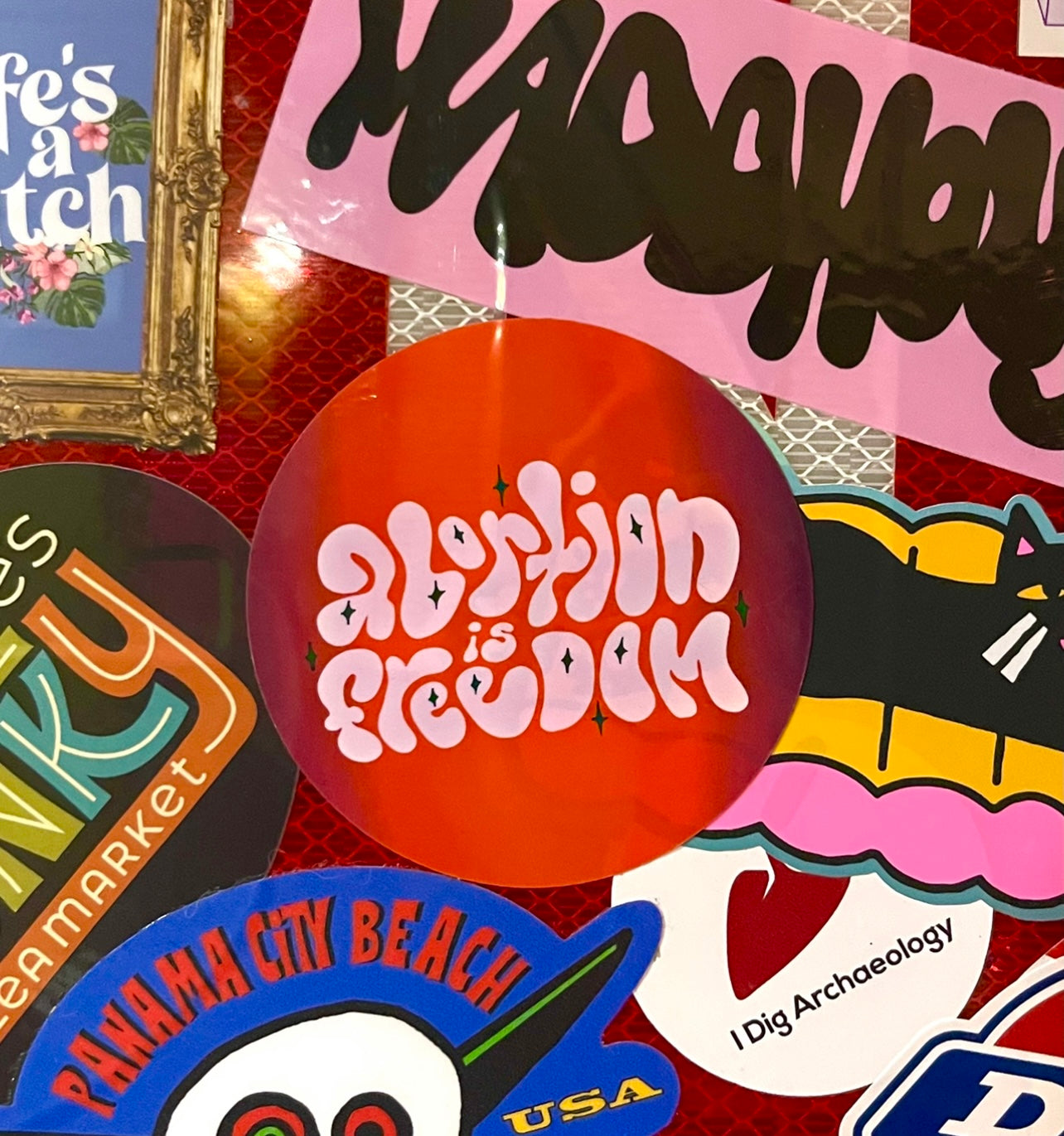 Abortion is Freedom Sticker