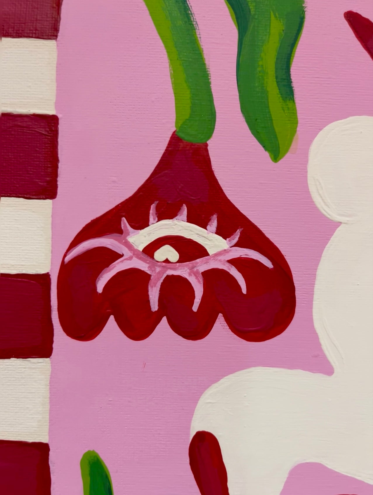 'Bunny & Cupid' Original PAINTING