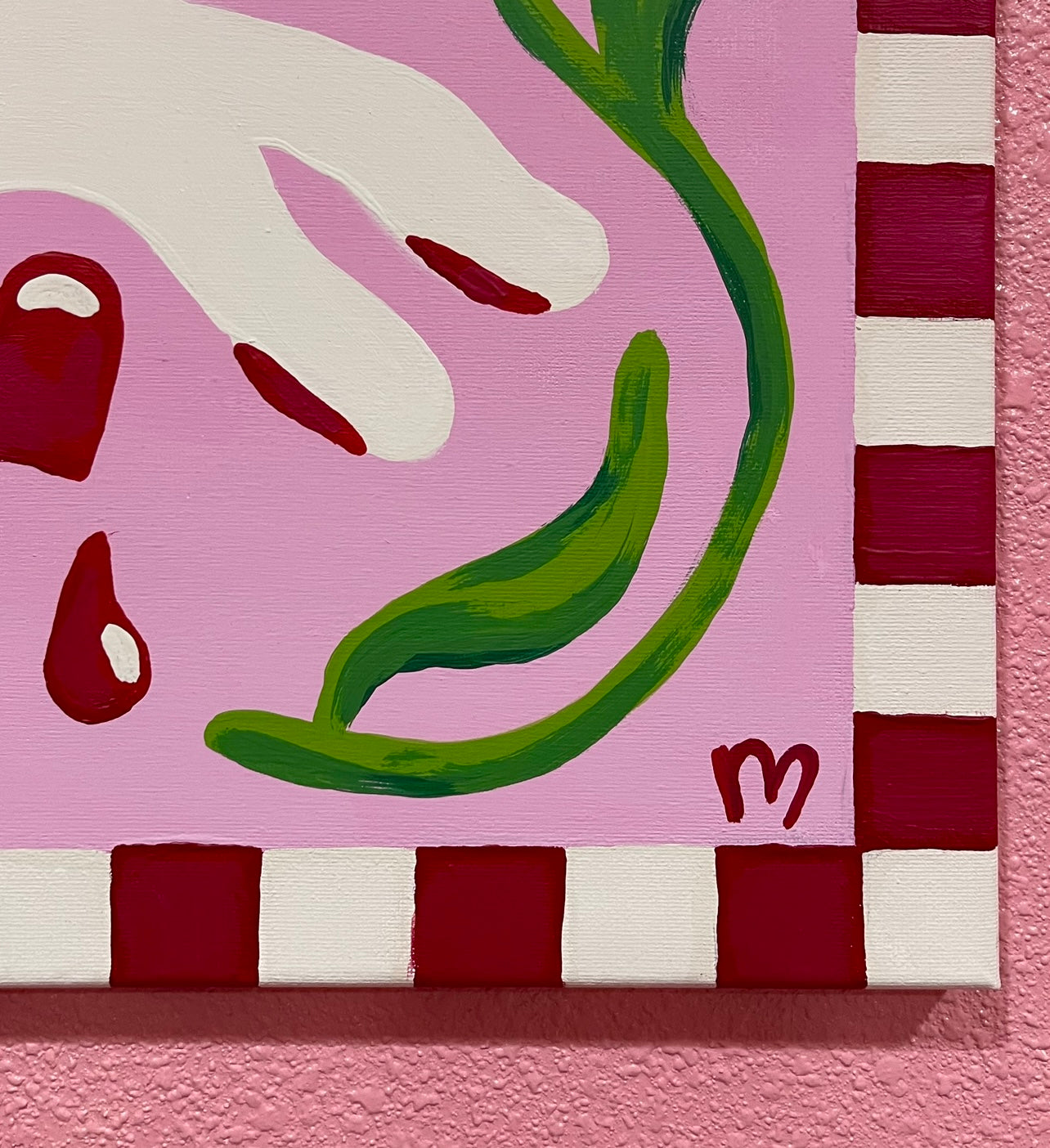 'Bunny & Cupid' Original PAINTING