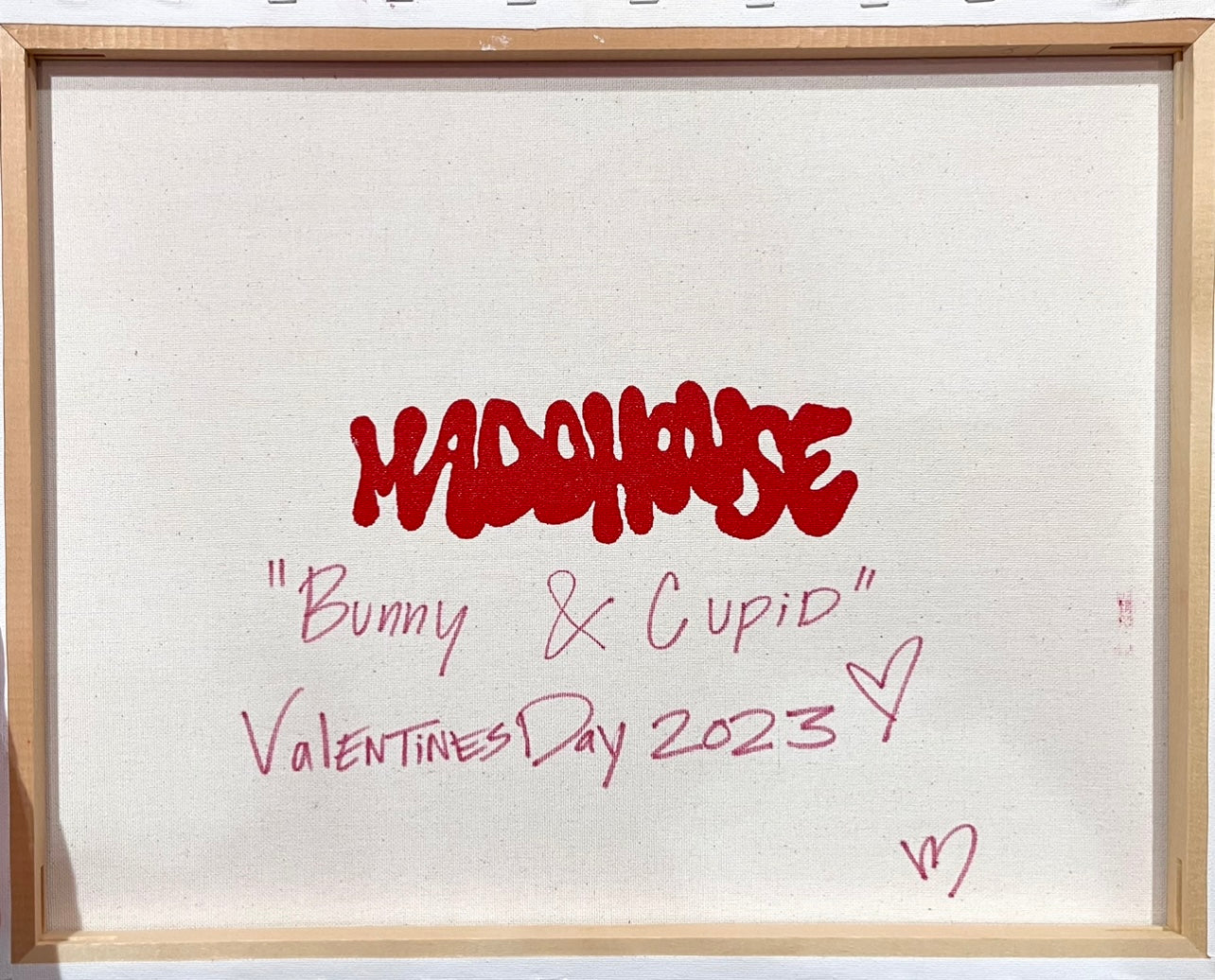 'Bunny & Cupid' Original PAINTING