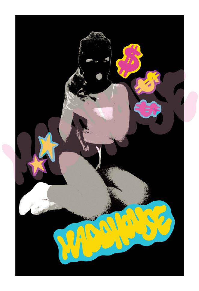 Maddhouse Ski Mask Kitty Print