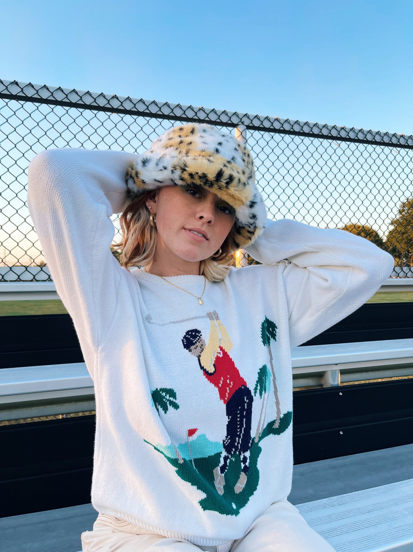 Faux Jaguar Bucket Hat