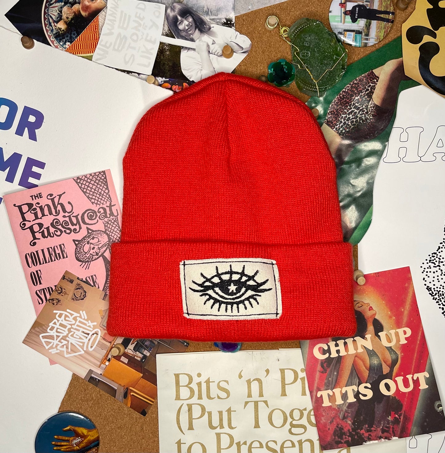 3rd Eye Beanie (Red) 2022