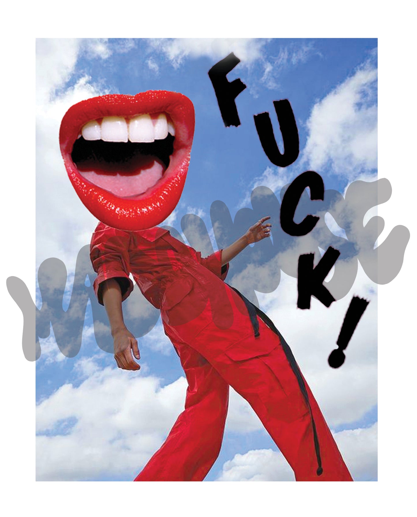F*ck! Lip Print