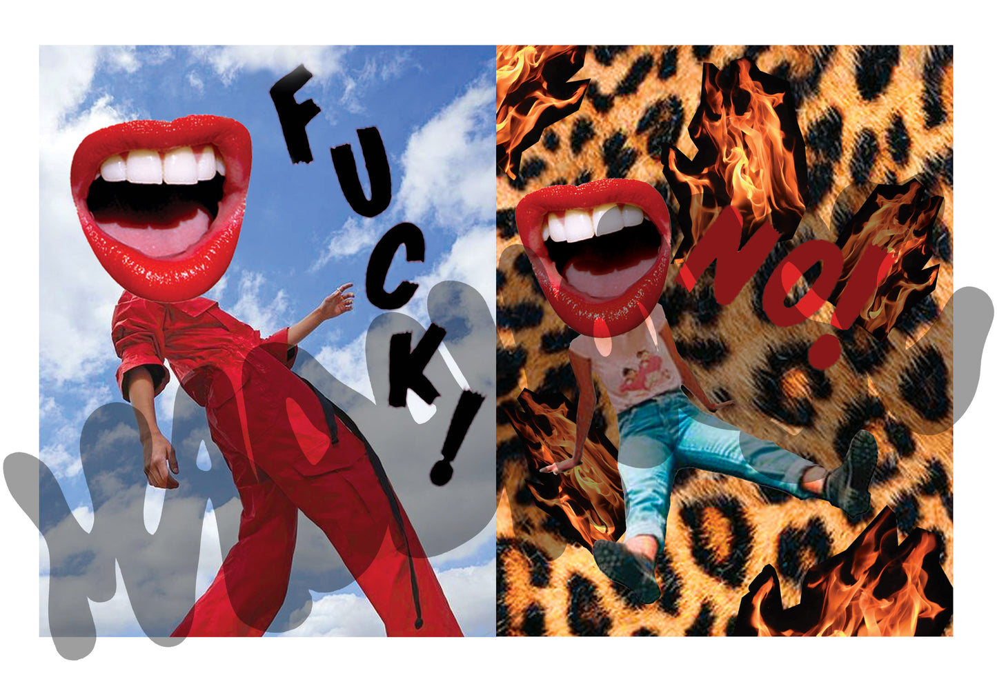 F*ck! Lip Print