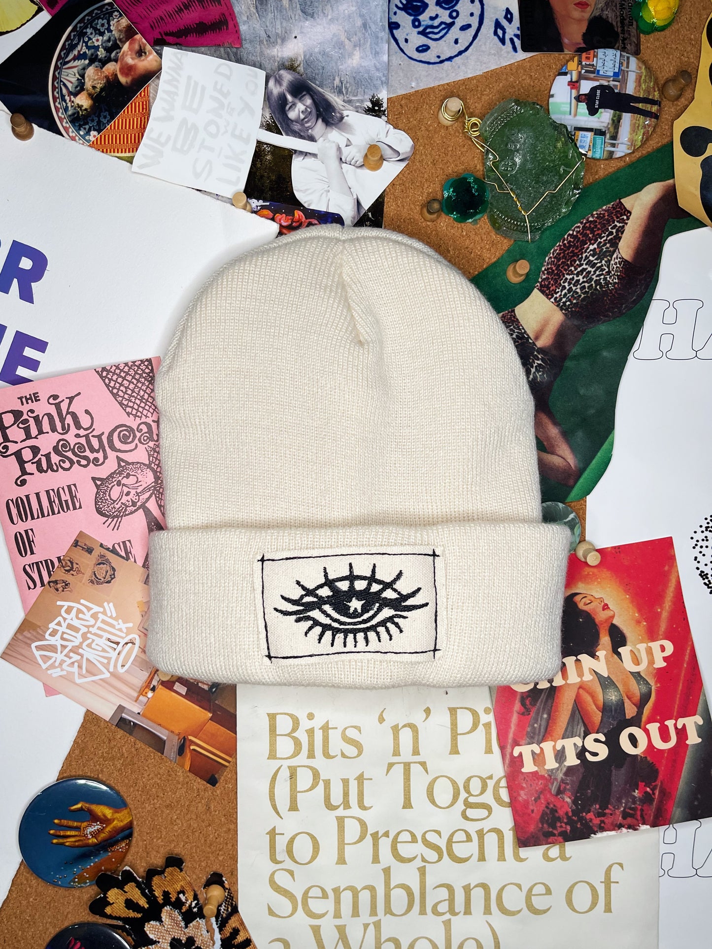 3rd Eye Beanie (Off White) 2022