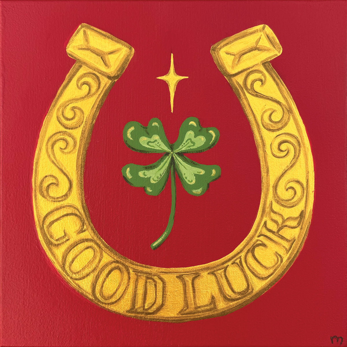 Good Luck Horseshoe PRINT