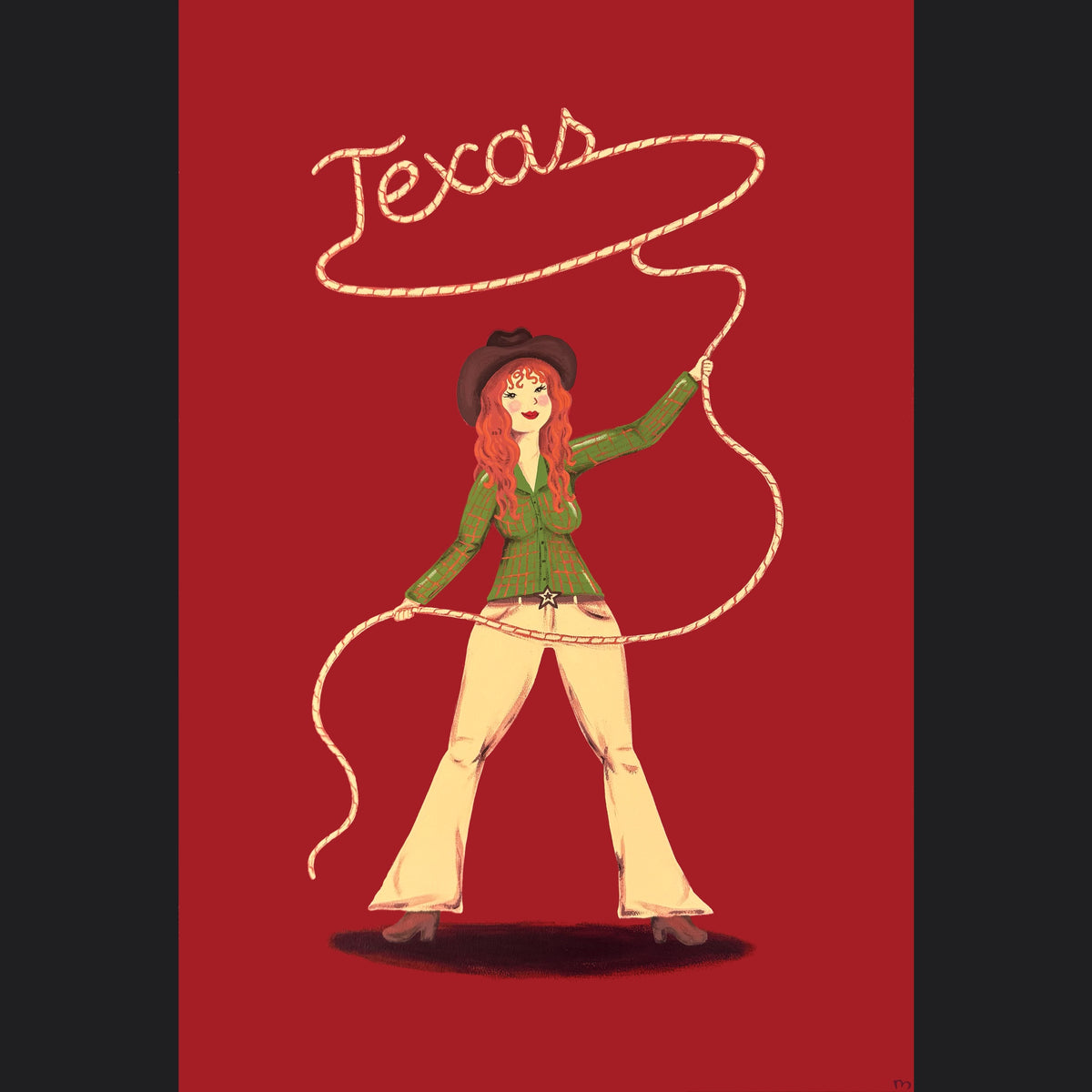 Choosin' Texas Cowgirl PRINT