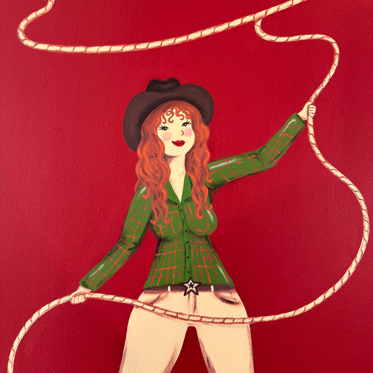 Choosin' Texas Cowgirl PRINT
