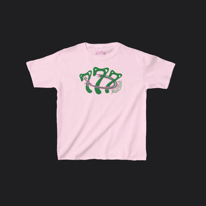 KIDDZ Pink ‘Lucky 777’ Heavy Cotton™ Tee