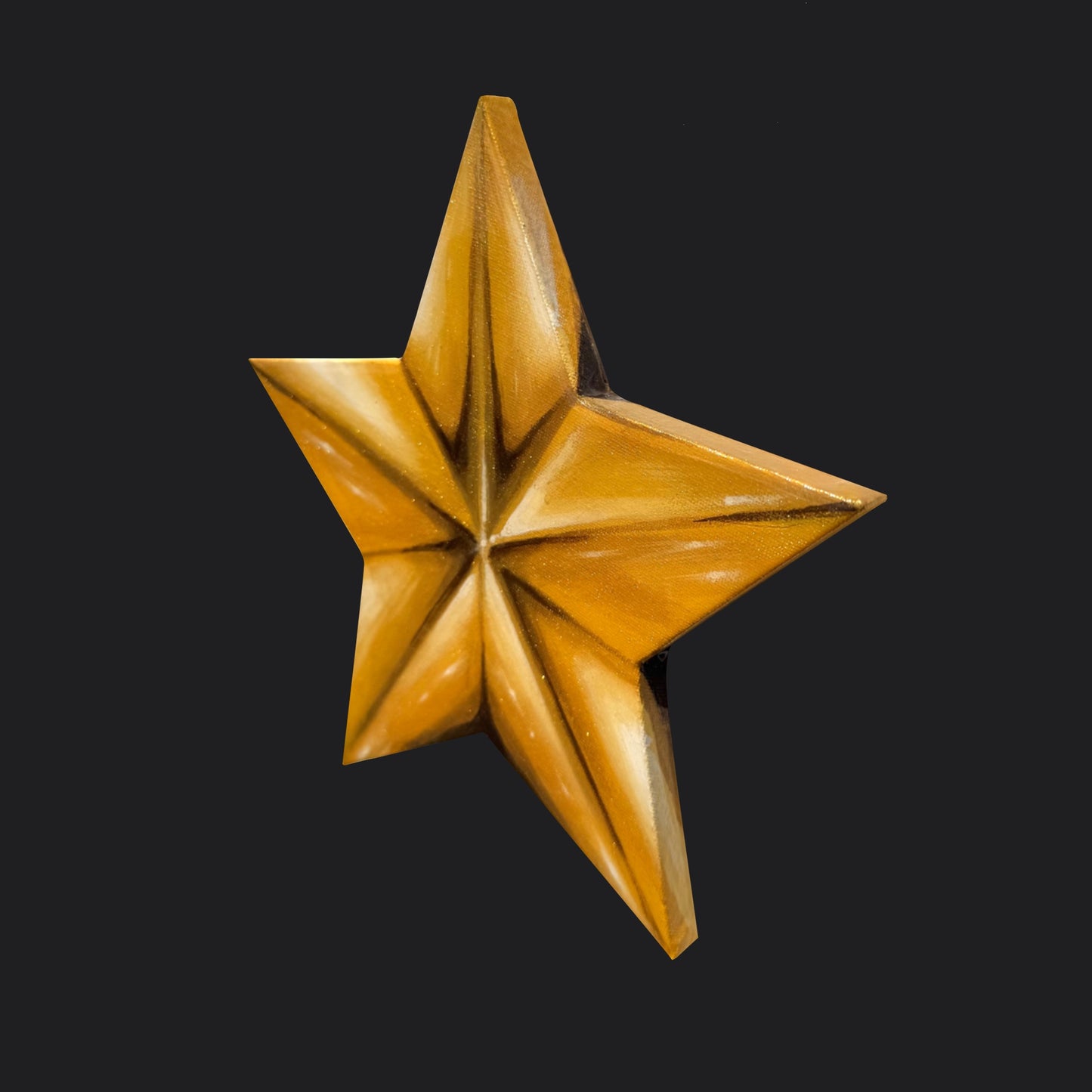 GOLD STAR CANVAS PAINTING 1
