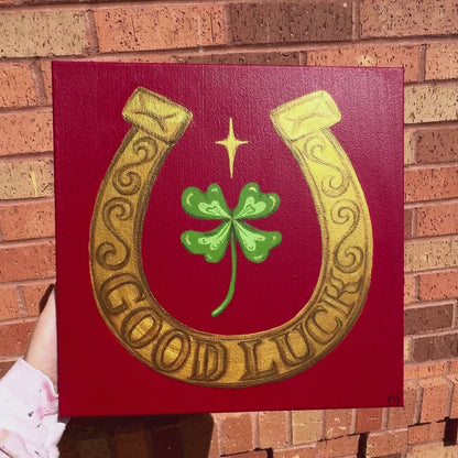 Good Luck Horseshoe PAINTING