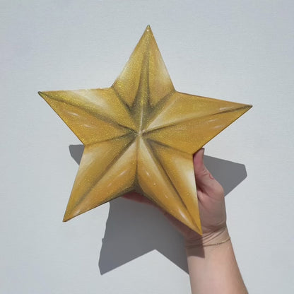 GOLD STAR CANVAS PAINTING 1